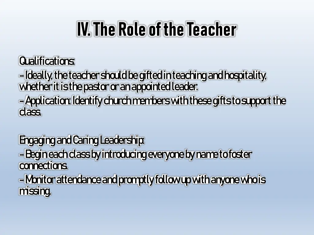 q ualifications ideally the teacher should