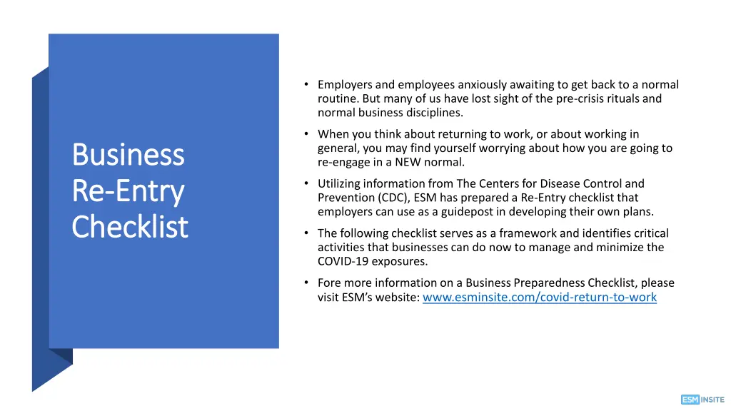 employers and employees anxiously awaiting