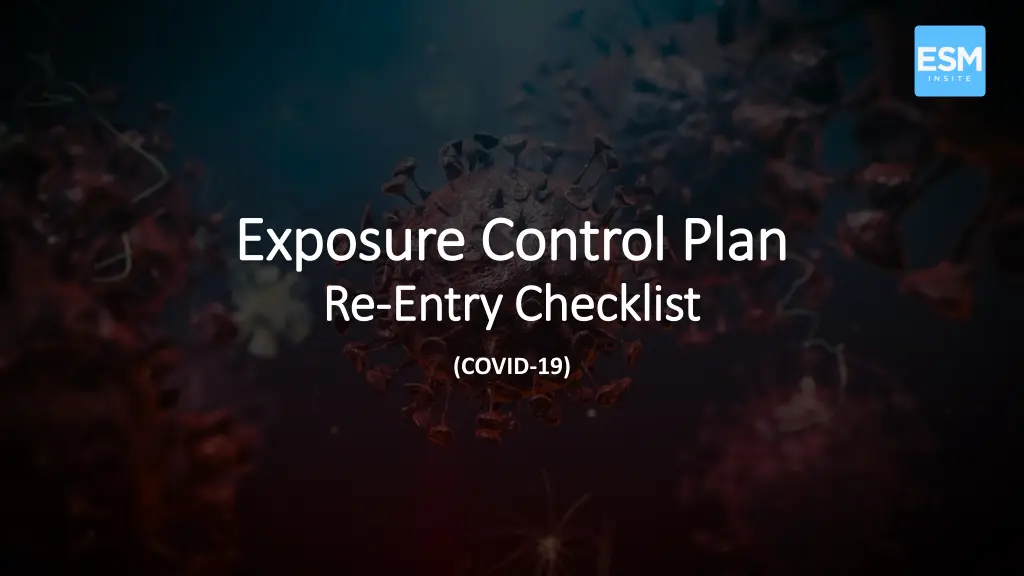 exposure control plan exposure control plan