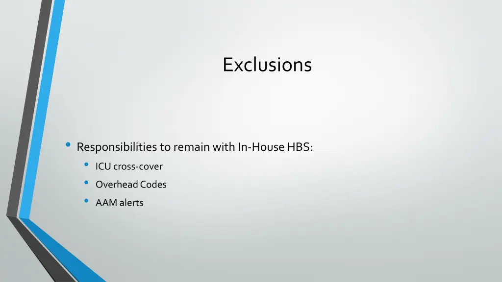 exclusions