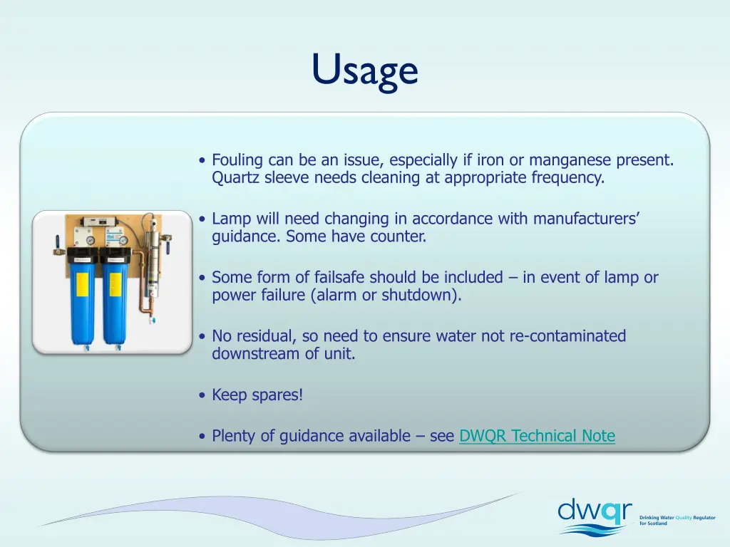 usage