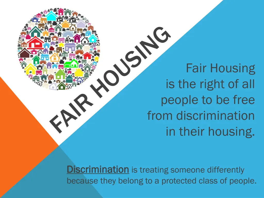 fair housing is the right of all people