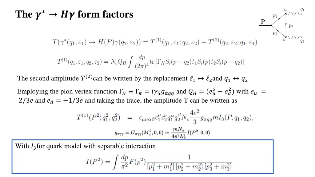 the form factors 1