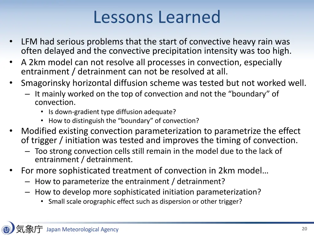 lessons learned 1