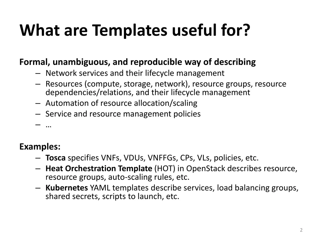 what are templates useful for