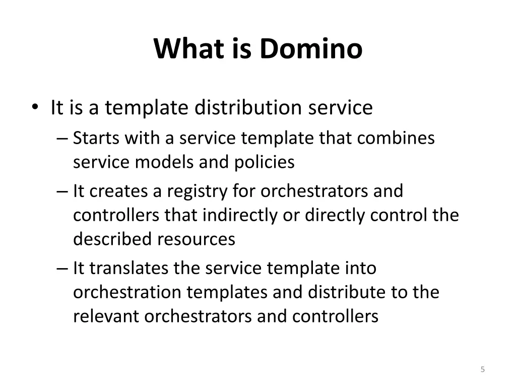 what is domino