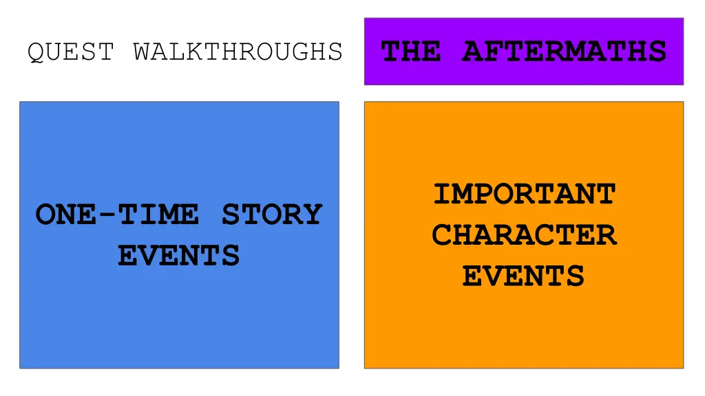 the aftermaths