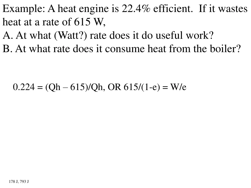 example a heat engine is 22 4 efficient