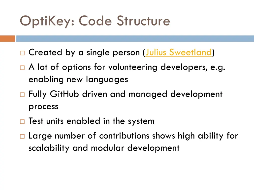 optikey code structure