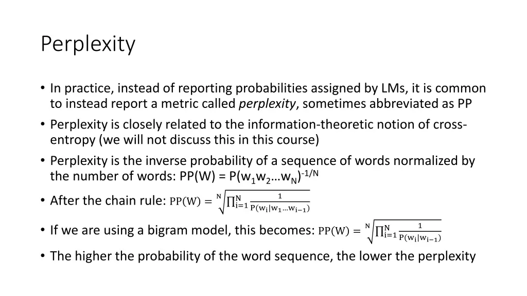 perplexity