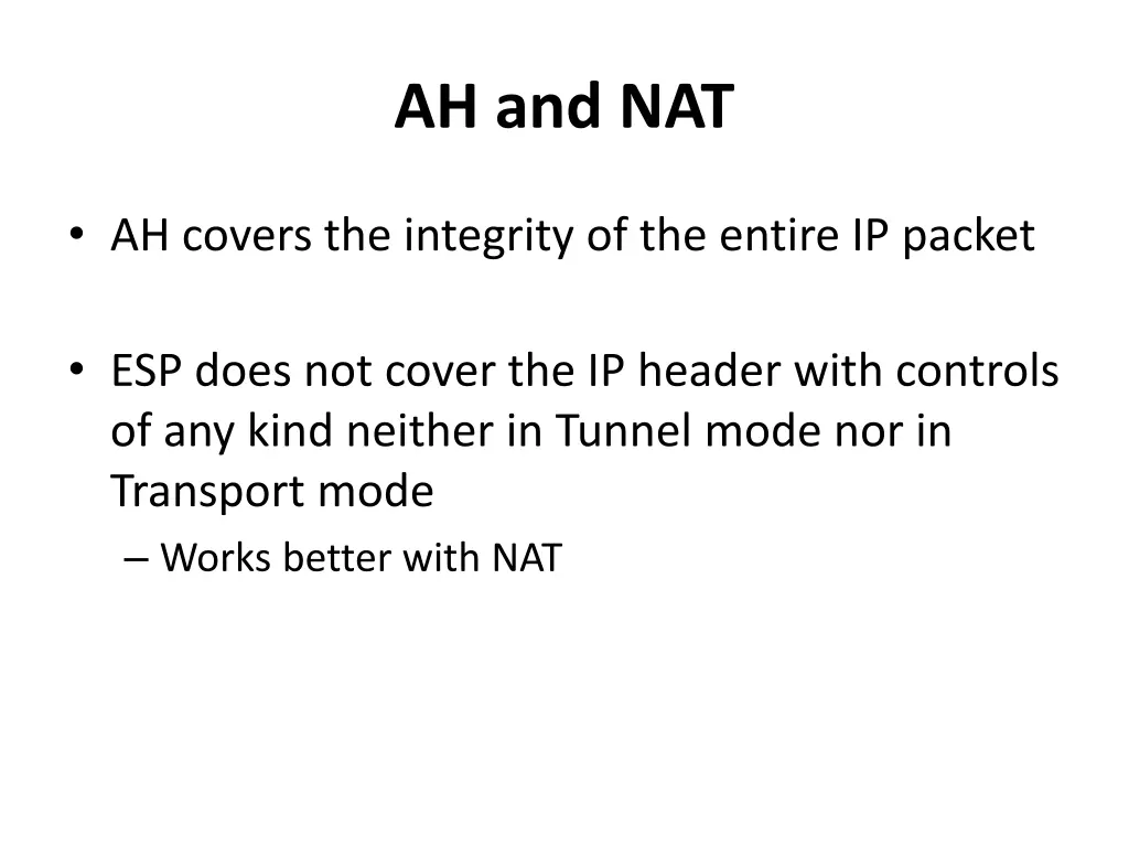 ah and nat
