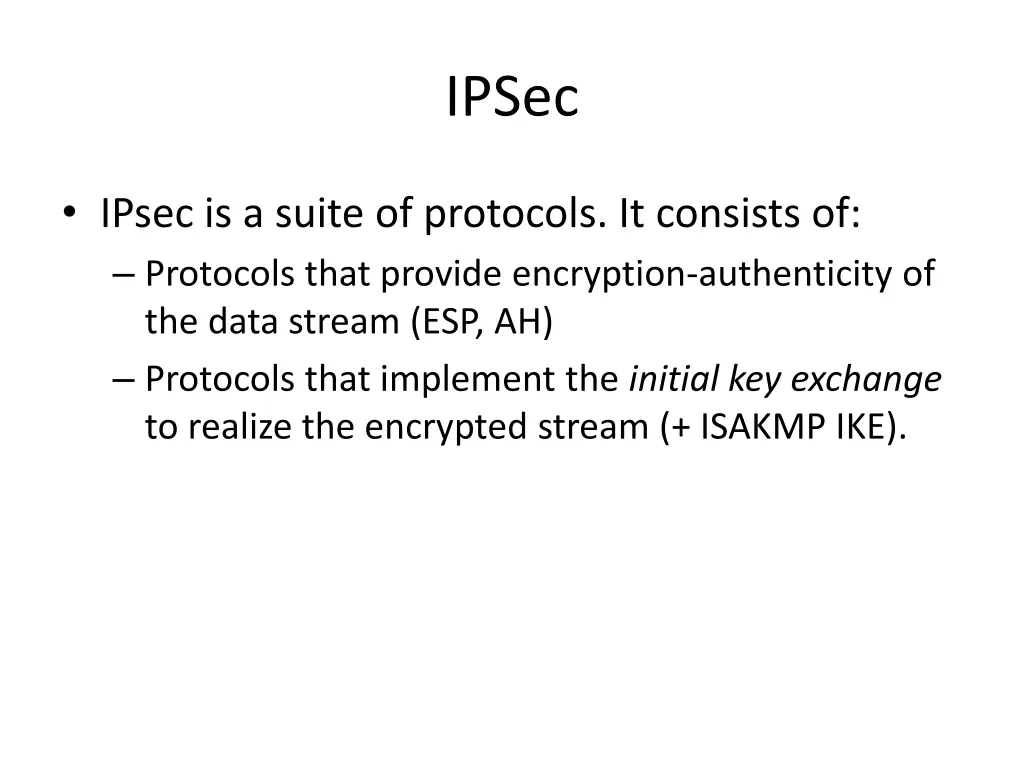 ipsec