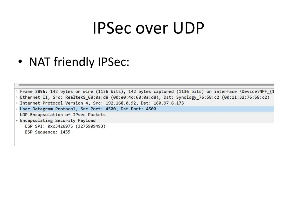 ipsec over udp