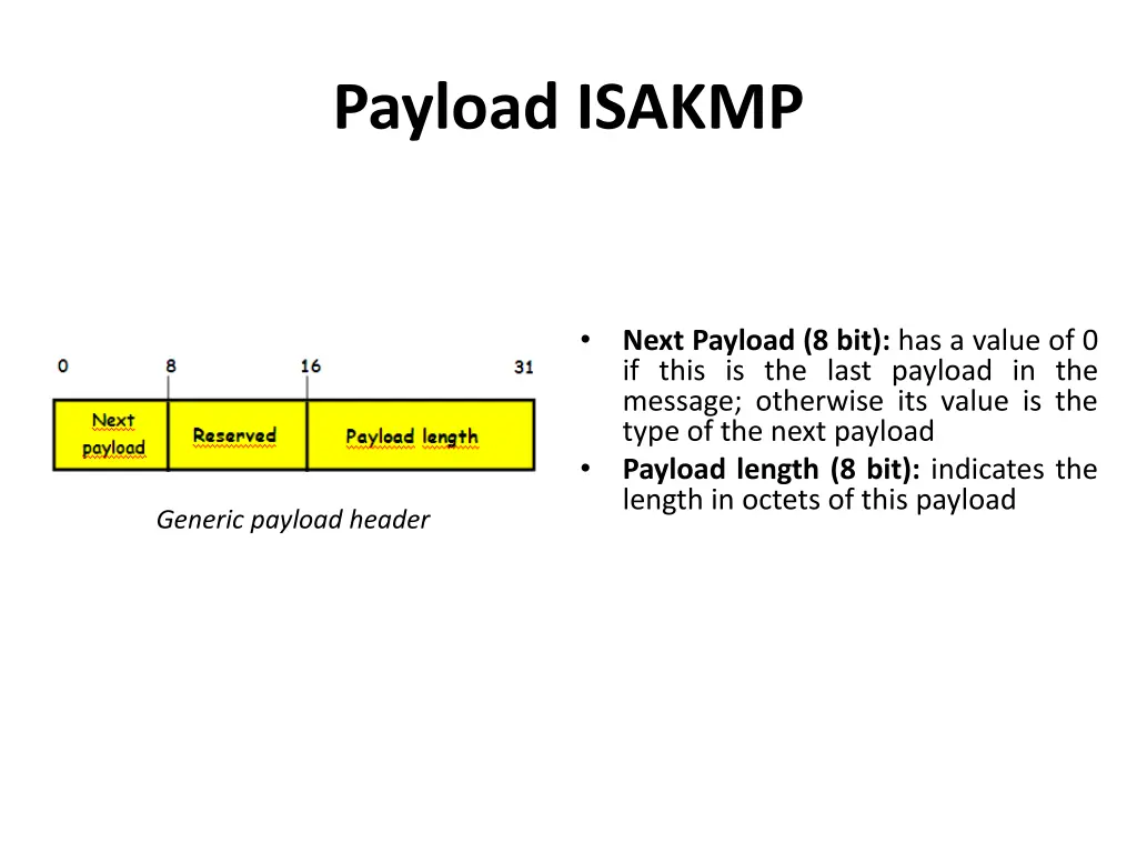 payload isakmp