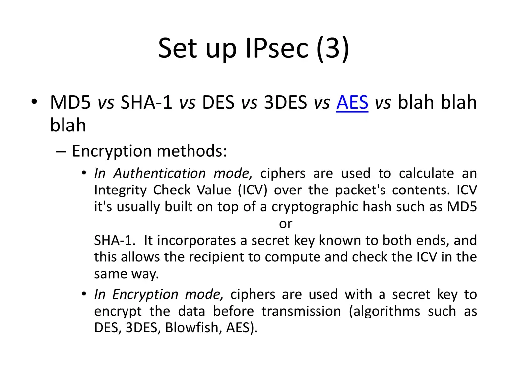 set up ipsec 3