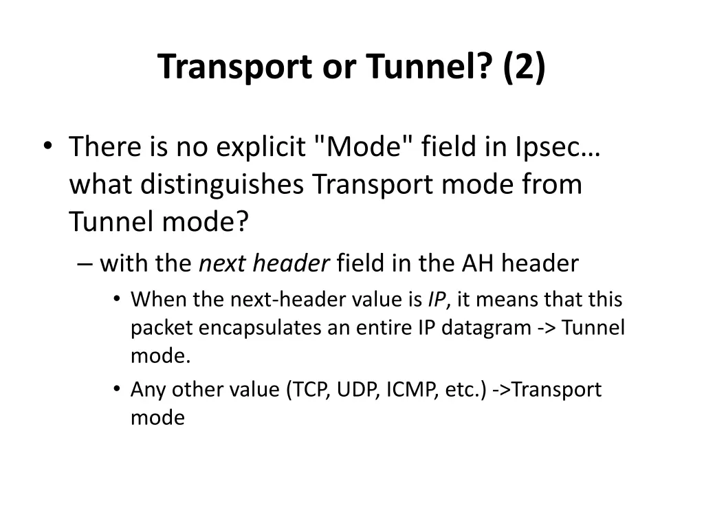 transport or tunnel 2