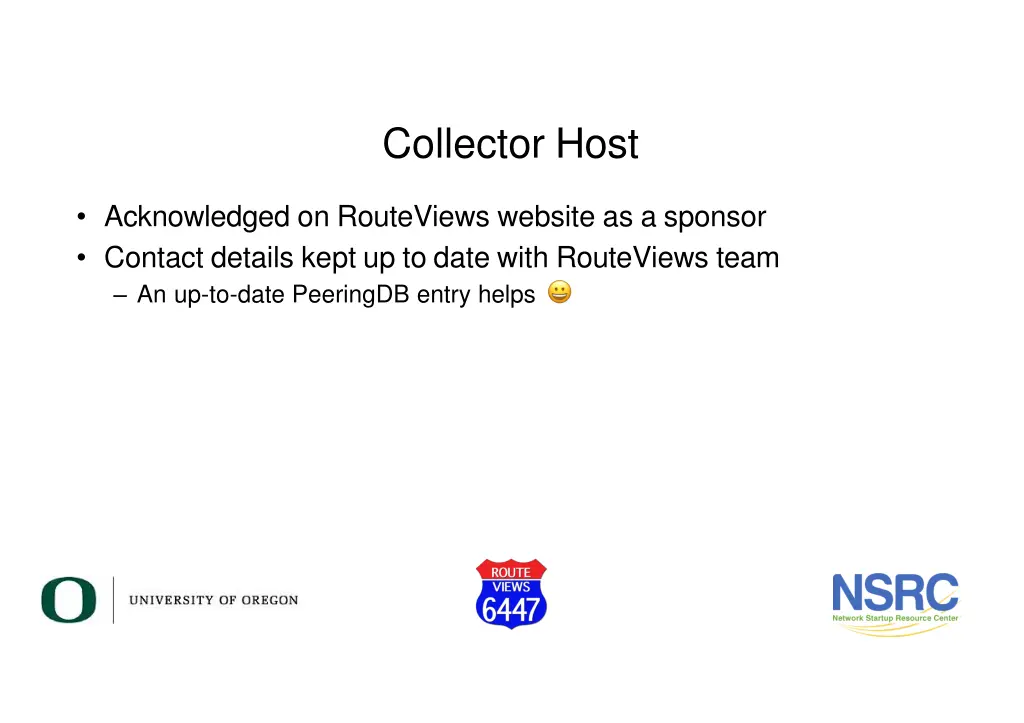 collector host