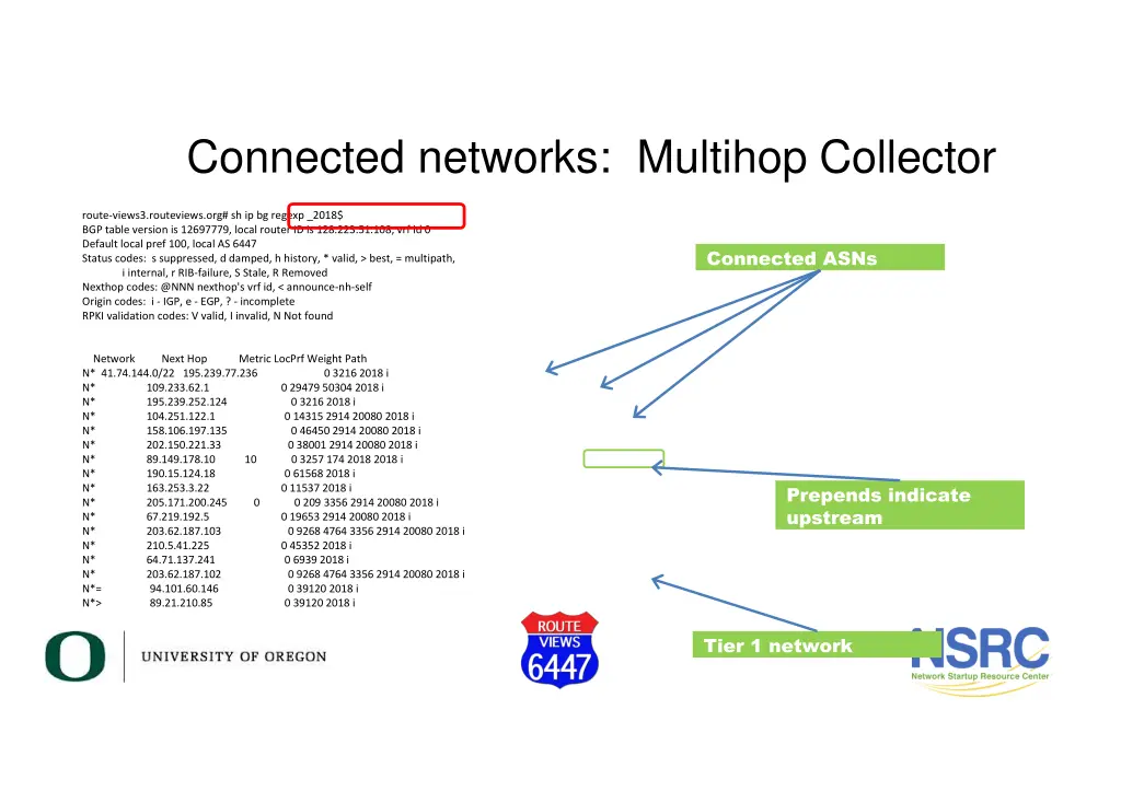 connected networks multihop collector 1
