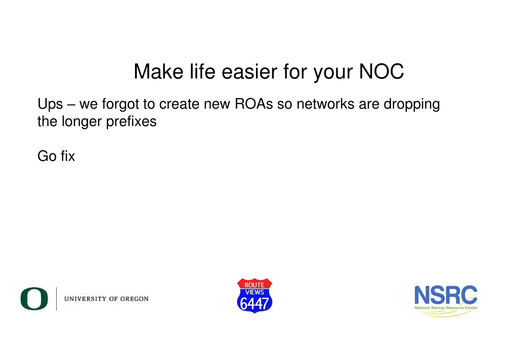 make life easier for your noc 2