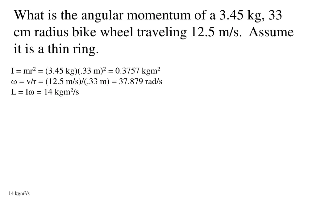 what is the angular momentum