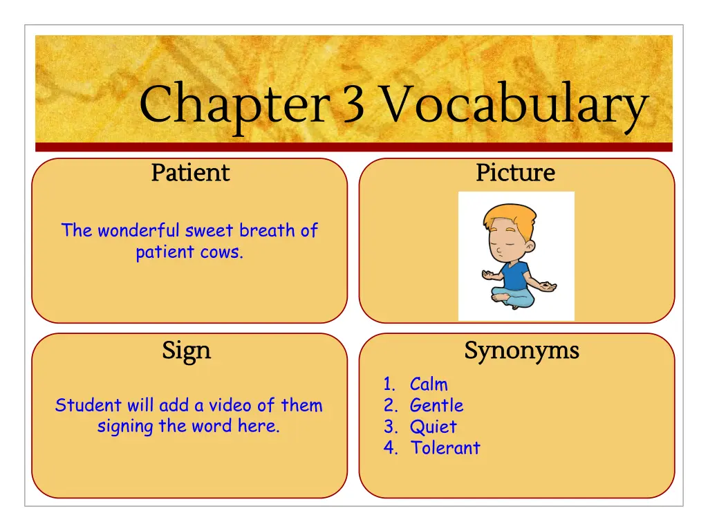 chapter 3 vocabulary 1