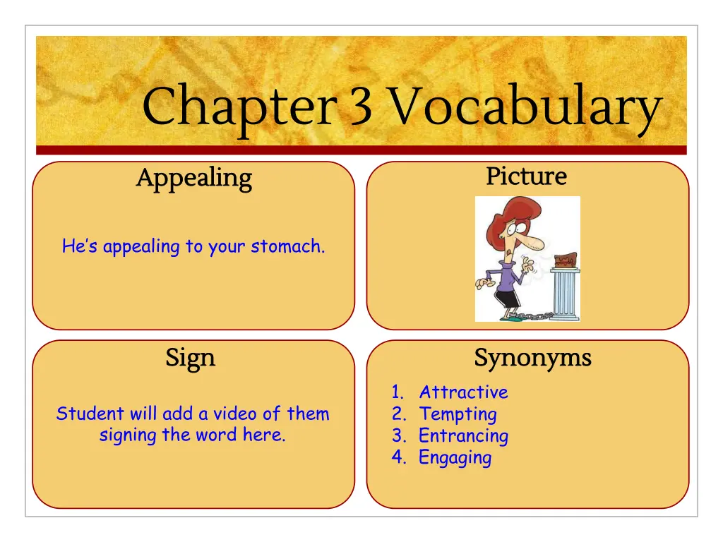 chapter 3 vocabulary 10