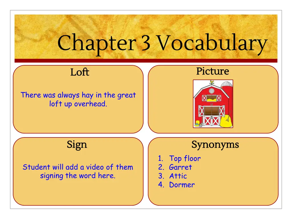chapter 3 vocabulary 2