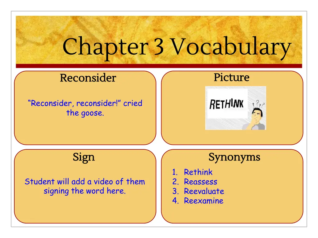 chapter 3 vocabulary 9
