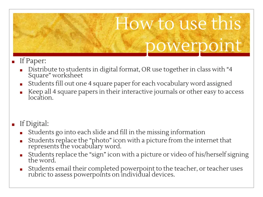 how to use this powerpoint