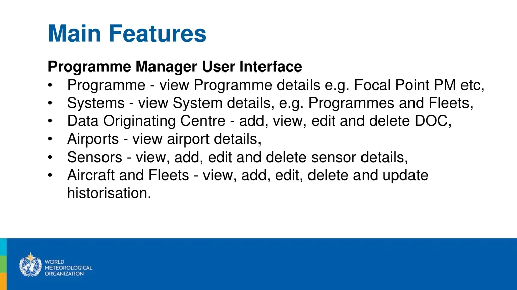 main features 2