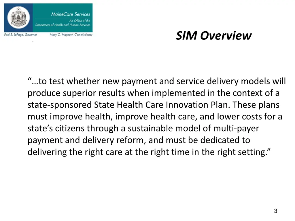 sim overview
