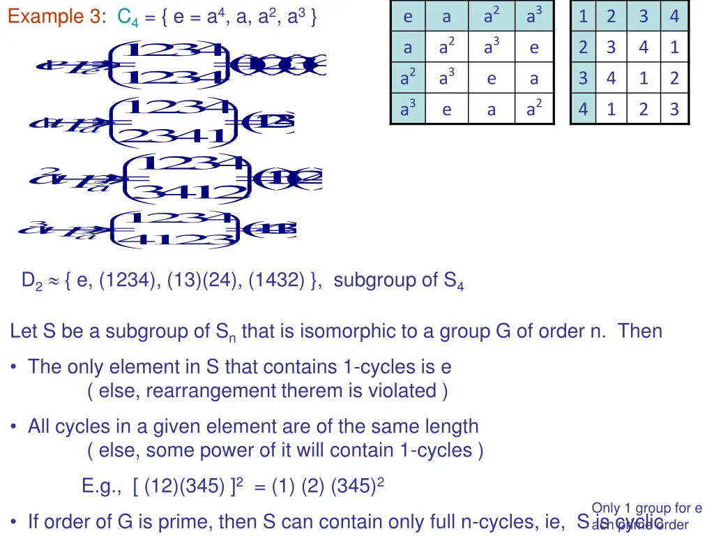example 3 c 4 e a 4 a a 2 a 3