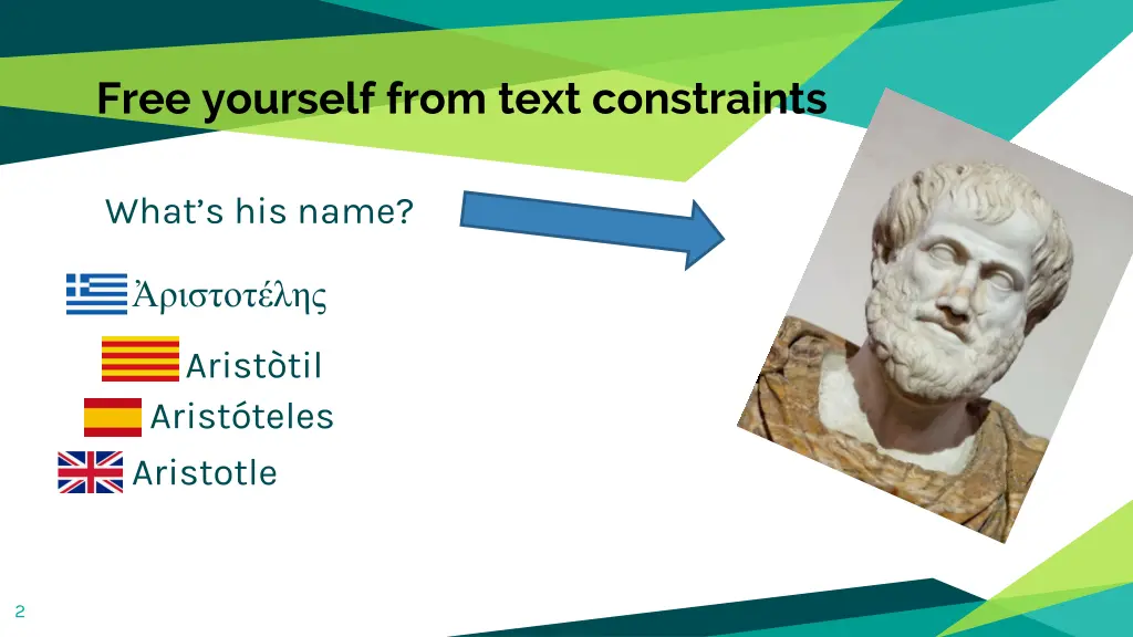 free yourself from text constraints