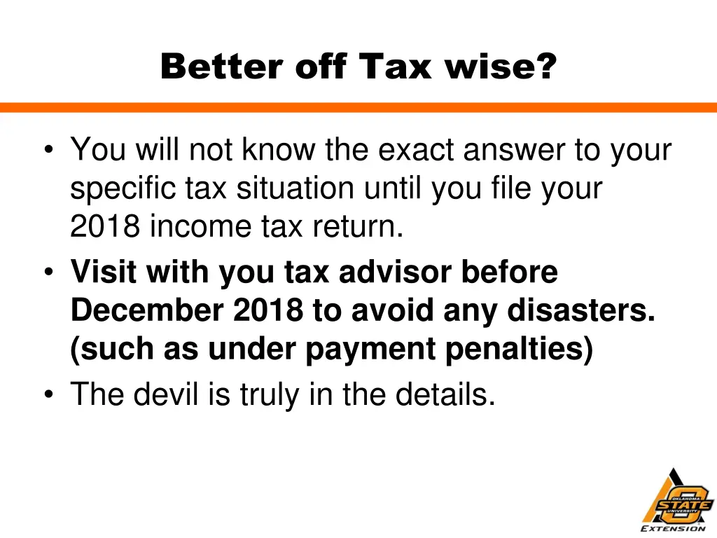 better off tax wise 2