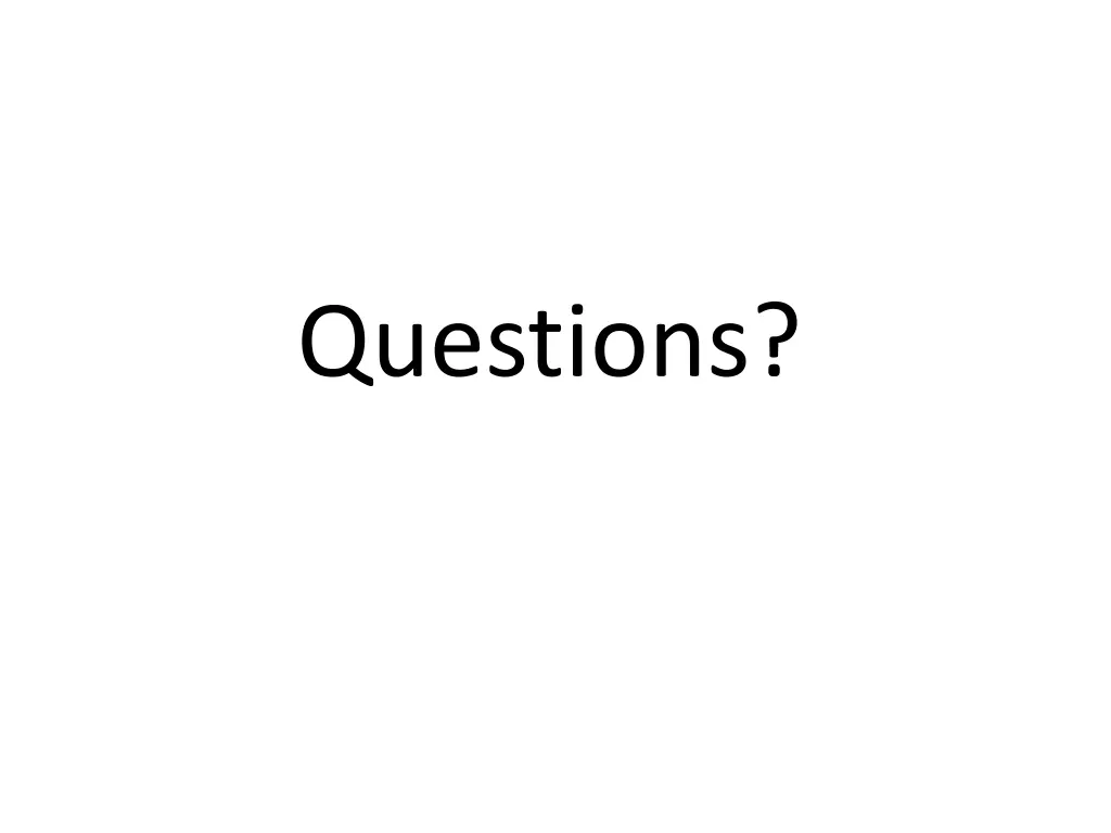 questions