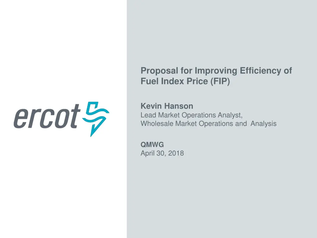 proposal for improving efficiency of fuel index