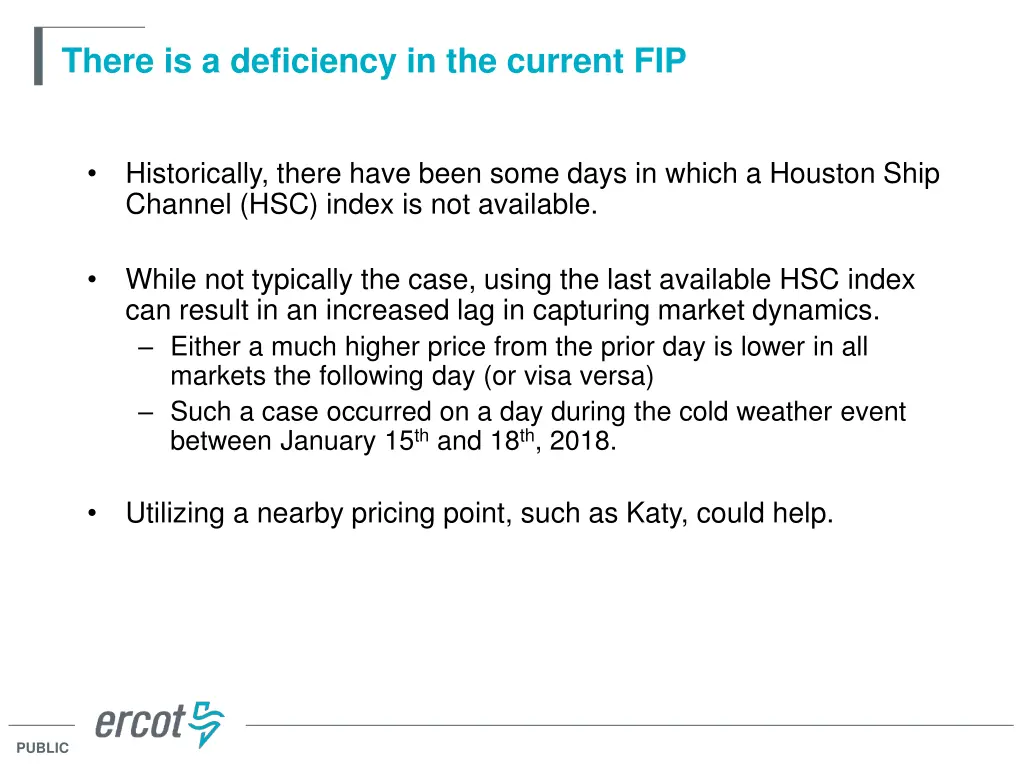there is a deficiency in the current fip