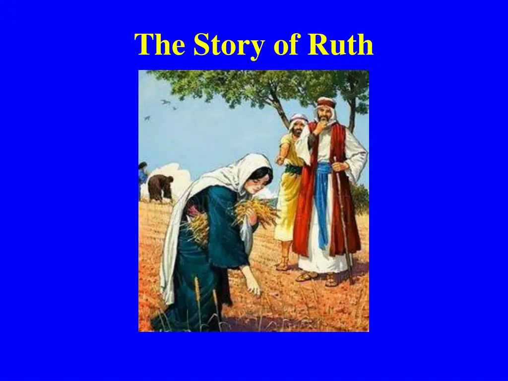 the story of ruth 1