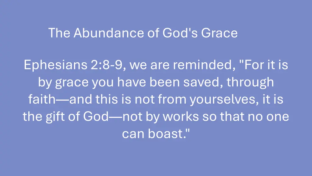 the abundance of god s grace