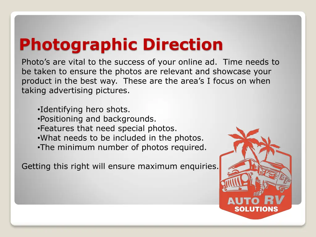 photographic direction photo s are vital