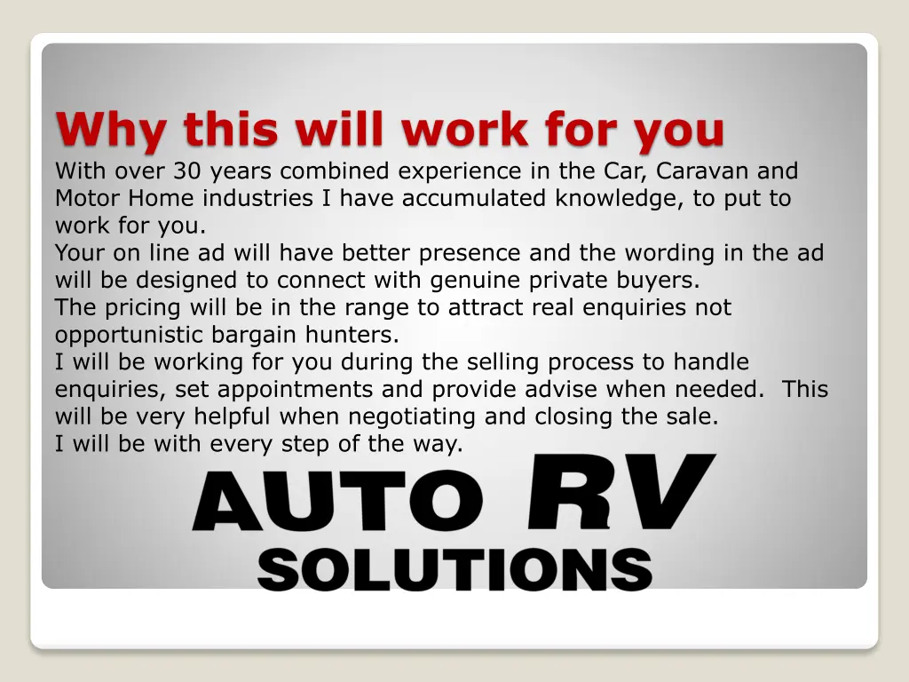 why this will work for you with over 30 years
