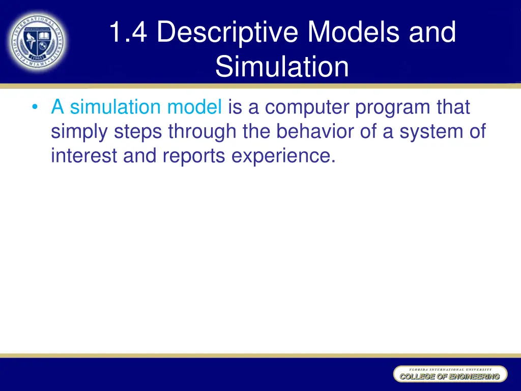 1 4 descriptive models and simulation