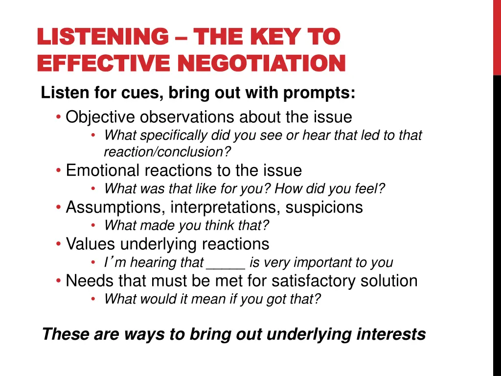 listening listening the key to effective