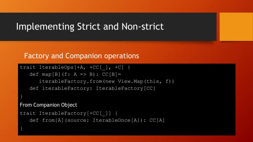 implementing strict and non strict 3