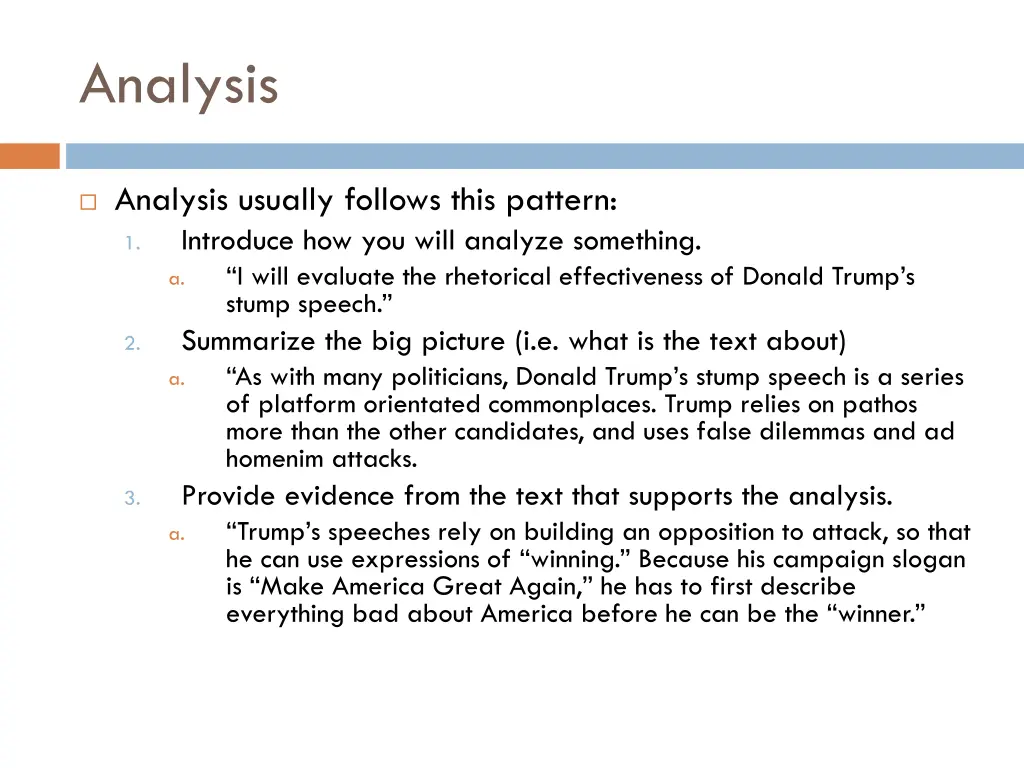 analysis