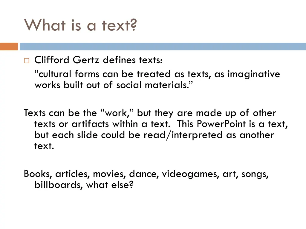 what is a text