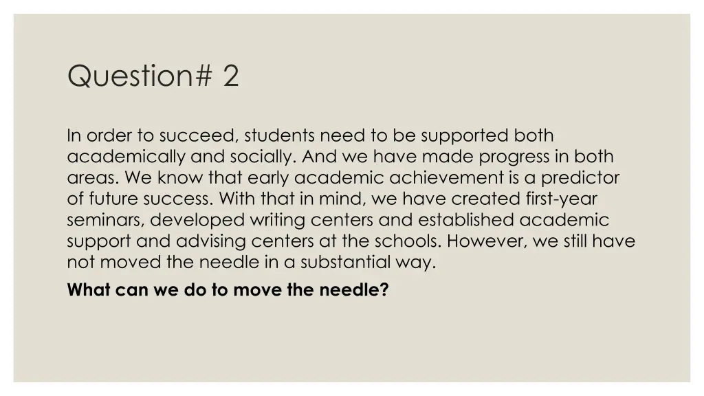 question 2
