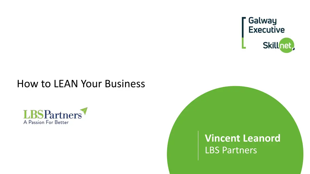 how to lean your business 1