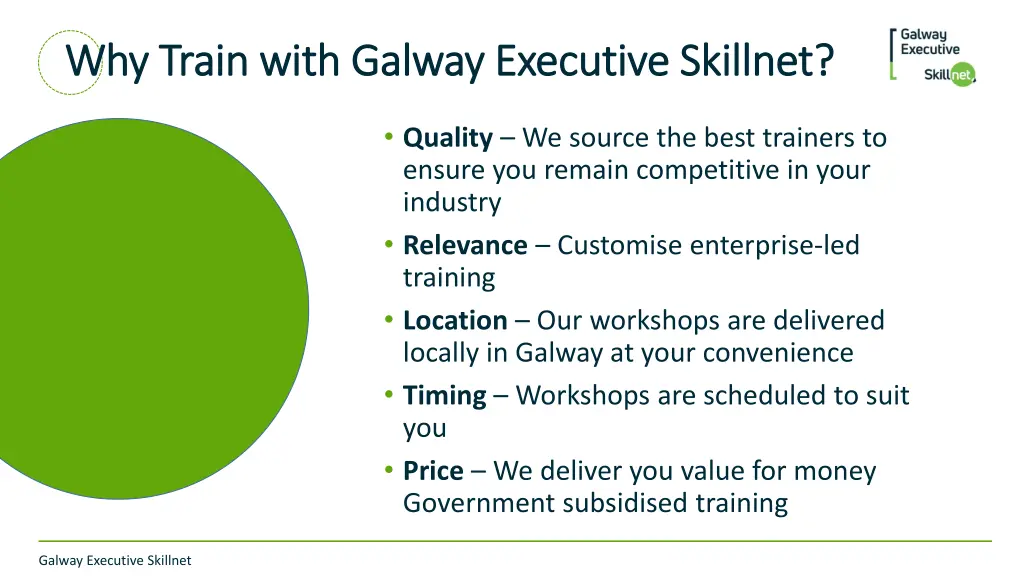why train with galway executive skillnet