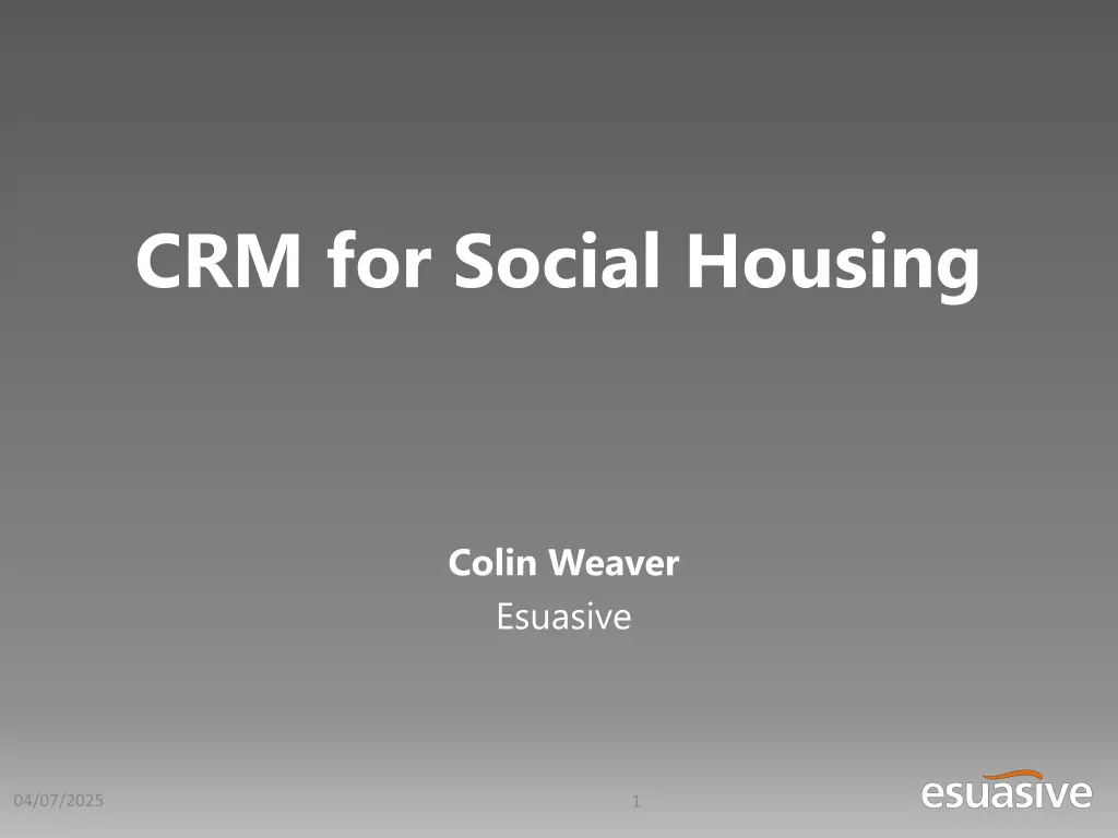 crm for social housing